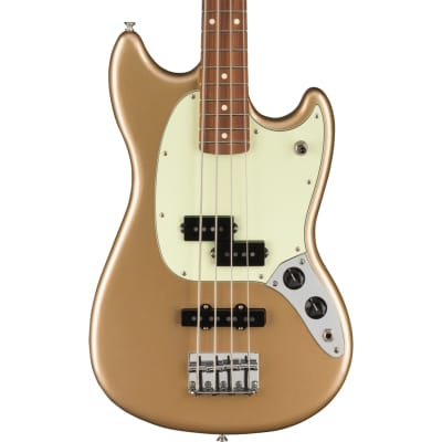 Fender Mustang PJ Bass - Sonic Blue with Rosewood Fingerboard | Reverb