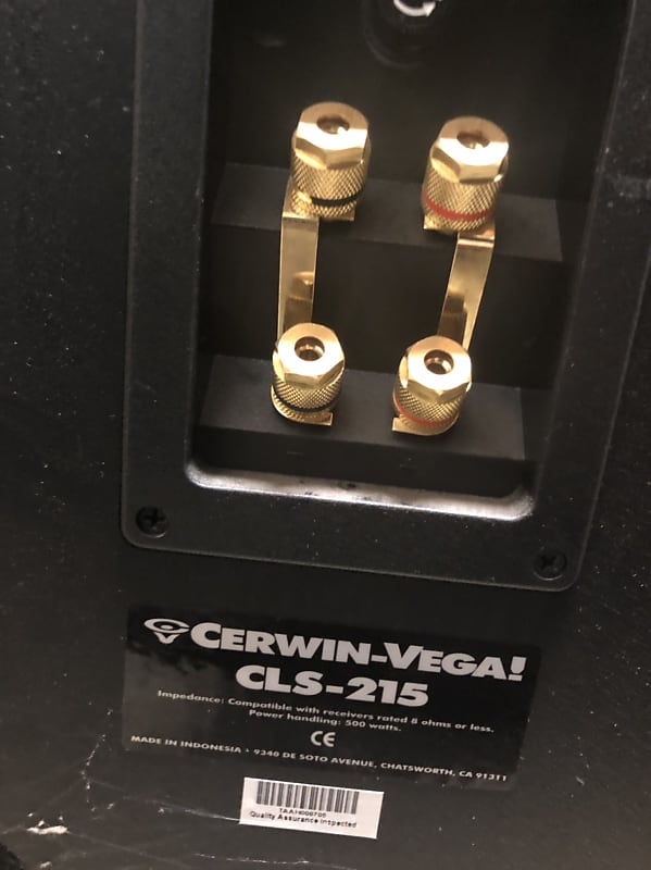 Cerwin vega store cls 215 specs