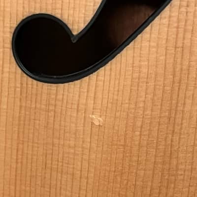 Ibanez AFC95-NTF Contemporary Archtop Single Cutaway Dual Pickup with Bound Ebony Fretboard 2010s - Natural image 6