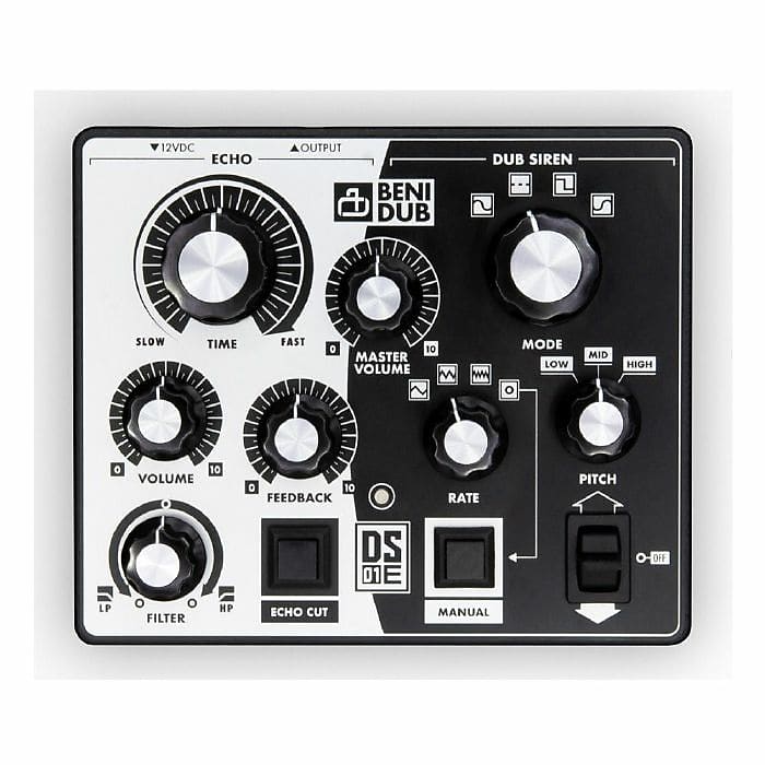 Benidub DS01E Dub Siren Echo Effects Unit Reverb