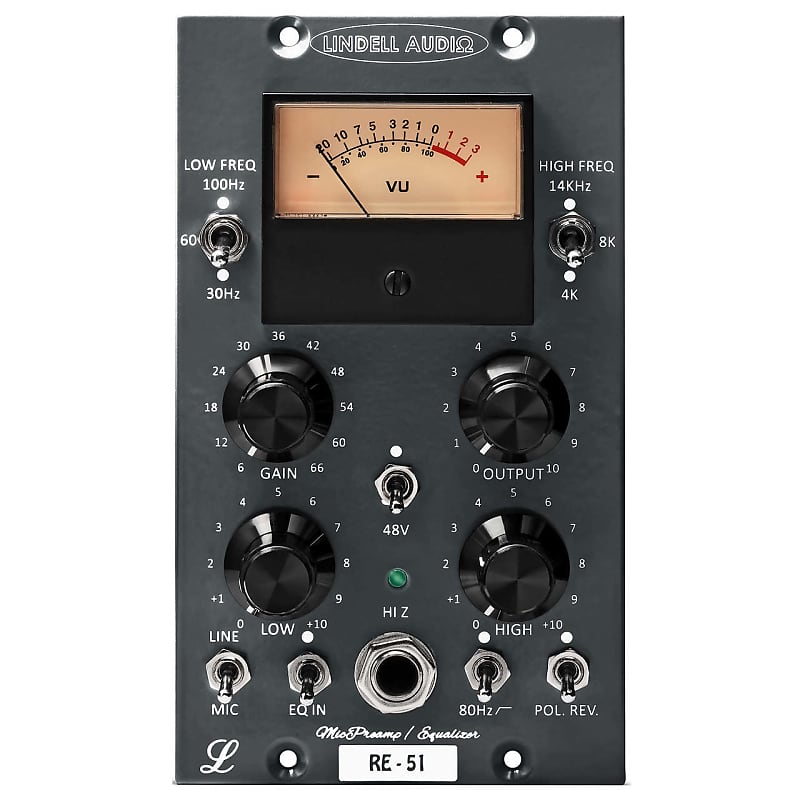 Lindell Audio RE51 500 Series Microphone Preamp / EQ Module image 1