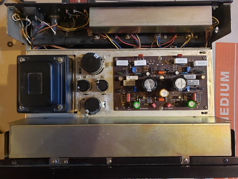 Sansui AU-555A Integrated Amplifier Recapped, Transistors, + more - Nice!