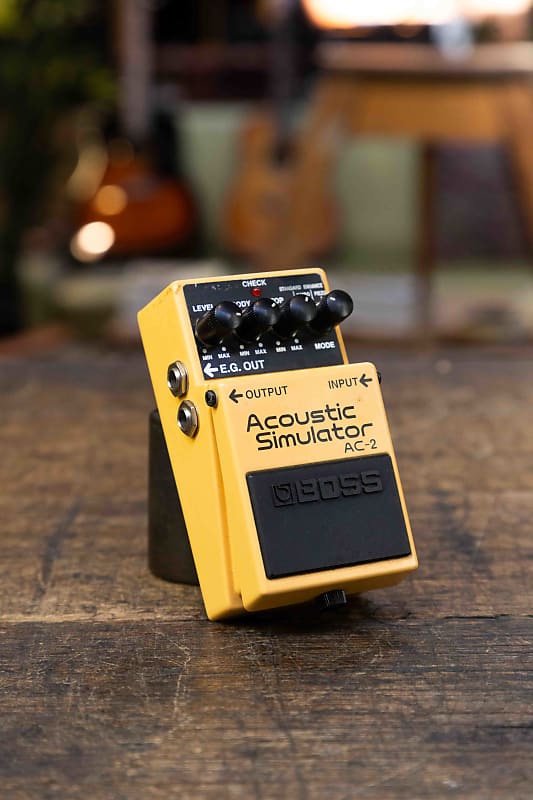 BOSS AC-2 Acoustic Simulator Guitar Effects Pedal demo - YouTube