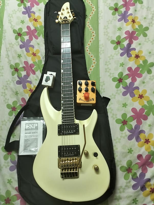 (Neck thru) ESP-Edwards E-HR-145 III Horizon - White Japan