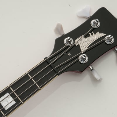 Italia Torino Bass Red Metal Flake,  Semi-Hollow,  made in Korea image 7