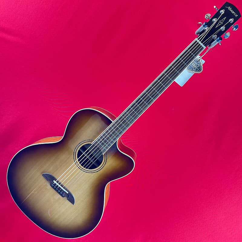 [USED] Alvarez ABT60CESHB Artist Series Baritone Acoustic-Electric Guitar, Shadowburst Gloss Finish (See Description) image 1