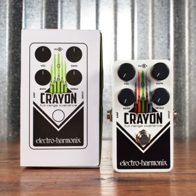 Electro-Harmonix EHX Crayon 69 Full Range Overdrive Guitar Effect Pedal image 8