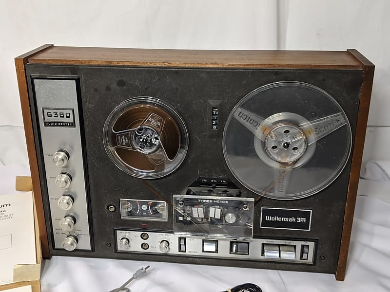 Vintage RARE 3M Wollensak 6360 Professional Stereo Open Reel Tape Deck