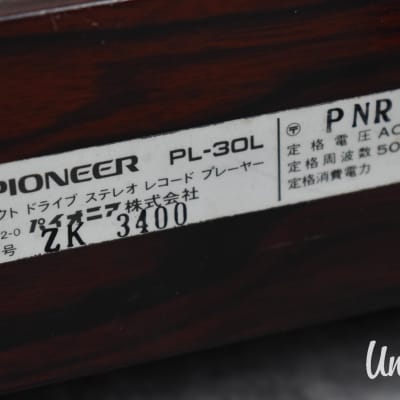 Pioneer PL-30L Direct Drive Turntable in Very Good Condition image 15