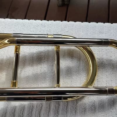 Jupiter JSL-636 O Trigger Bb/F Trombone w/ MP and Cleaning Supplies. NICE! image 7