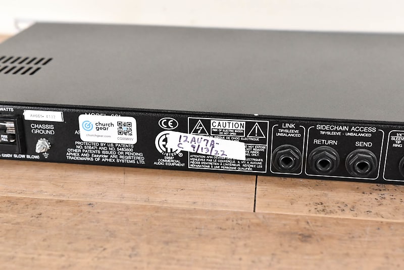 Aphex 661 Expressor Single-Channel Valve Compressor (church owned