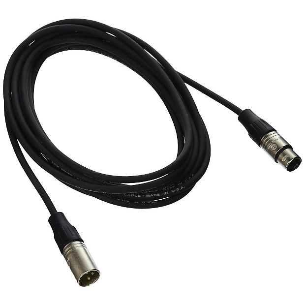 RapCo N1M1-15 Neutrik XLR Microphone Cable - 15' image 1