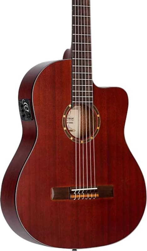 Ortega RCE125MMSN Thinline Acoustic-Electric Classical Guitar w/ Gig Bag image 1