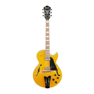 Ibanez GB10EM George Benson Signature Hollow Body Electric Guitar (Right Hand, Antique Amber) for sale
