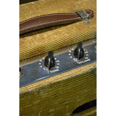 1956 Fender Princeton Model 5F2 5W Guitar Amp tweed image 6