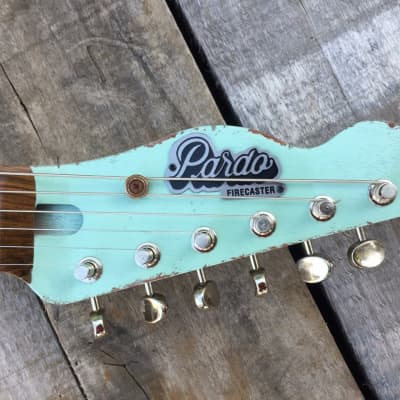 Pardo Guitars- Firecaster  green image 4