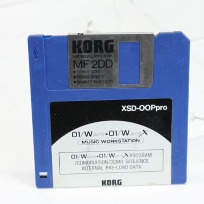 Korg Micro Floppy Disk MF2DD - 01/W pro And 01/W pro X - Music Workstation image 2