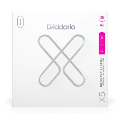 Mint D'Addario XSE0942-3P 3-Pack Nickel-Plated Coated Electric Guitar Strings, 9-42 image 2