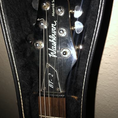 Washburn Maverick series bt-2 holoflake guitar image 3