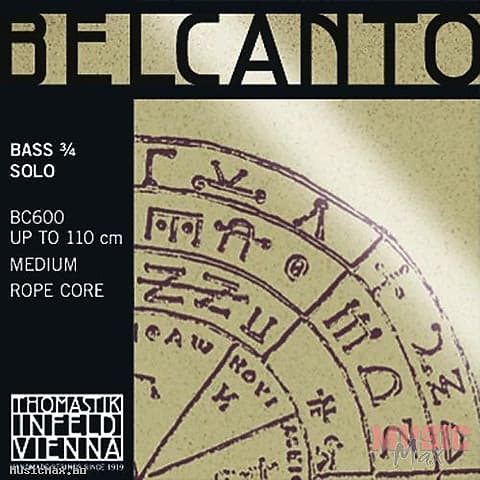 THOMASTIK BC600 Belcanto 3/4 orchestra Double Bass Strings image 1