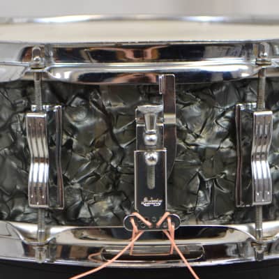 Ludwig 20/12/16/5.5x14" Drum Set - 1960s Black Diamond Pearl image 12