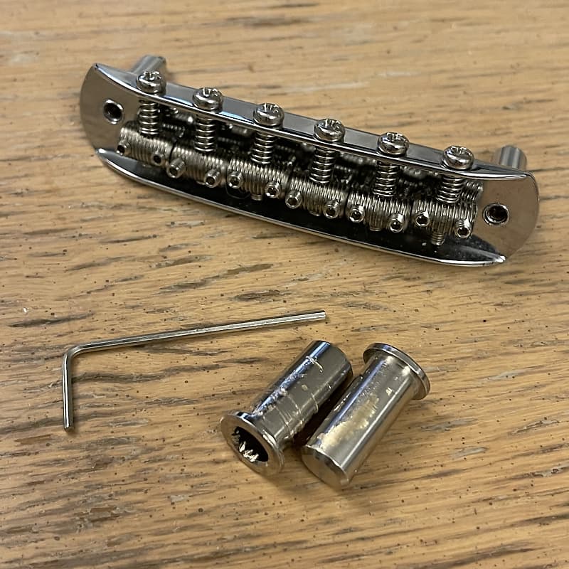 Genuine Fender Jazzmaster Jaguar 60s Bridge Thimbles Chrome Reverb
