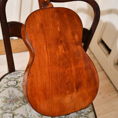 ✴️ Video Included – Vintage 1940s Perlgold German Parlor Guitar – Great Condition and Sound image 2