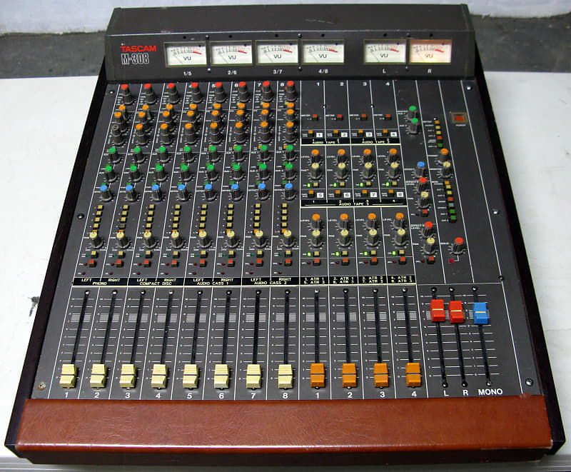Mixer Tascam M-308 Service - Cleaning & Restoring - YouTube