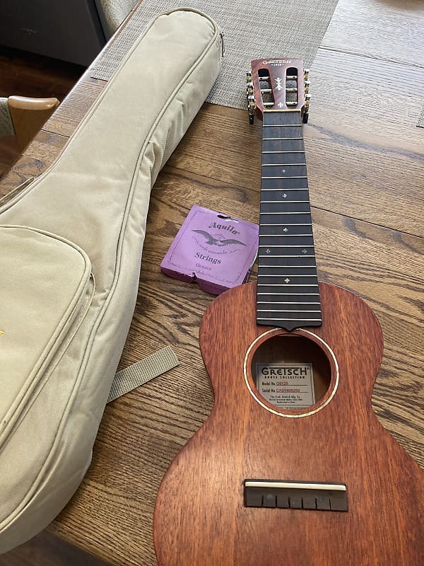 Gretsch G9126 guitar/ukulele Honey Mahogany Stain Reverb