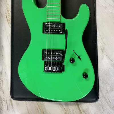 Dean Custom Zone Electric Guitar Nuclear Green