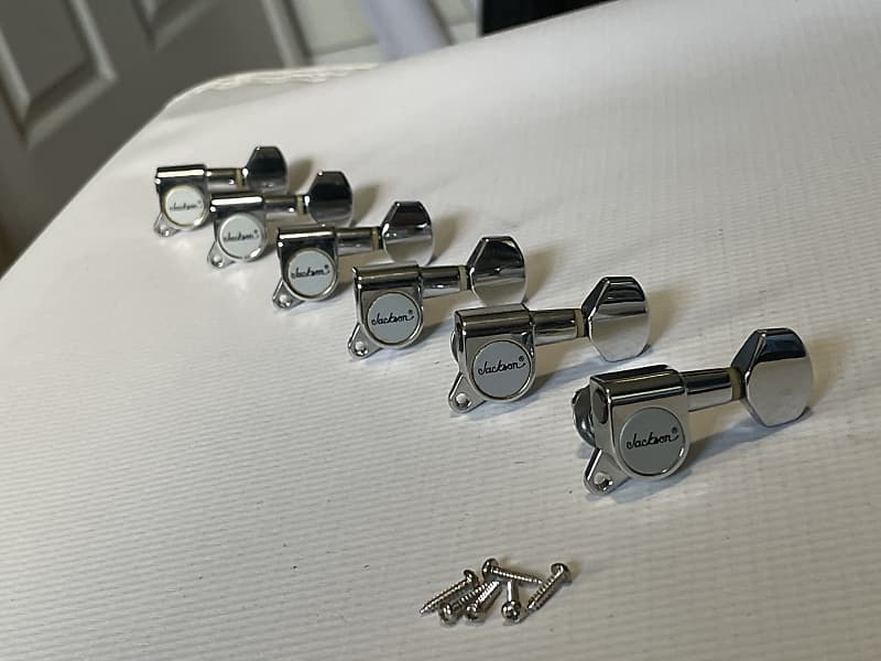 2000's Jackson RR Dinky Guitar Chrome Jin Ho R4 Korea Tuners Reverb