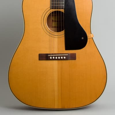 Vega  Profundo Flat Top Acoustic Guitar (1940s), ser. #39840, black hard shell case. image 3