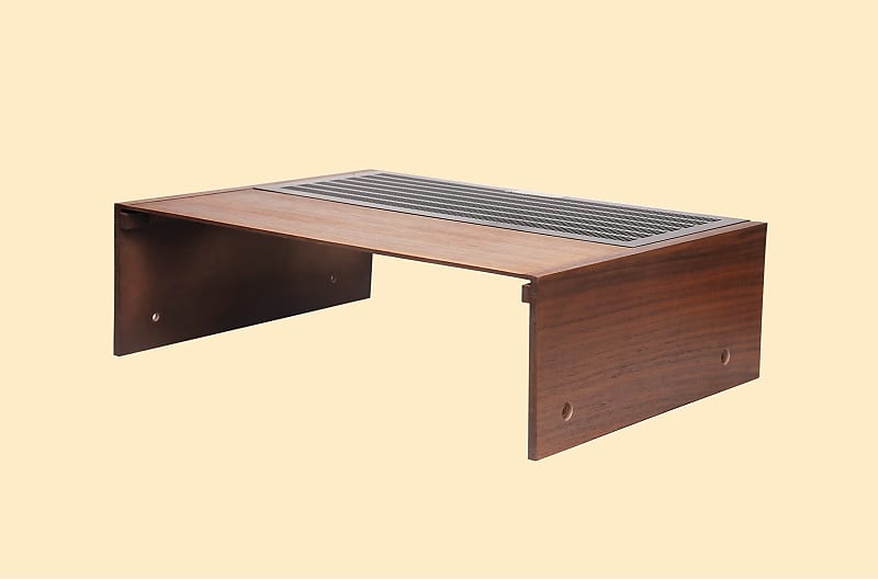 Beautiful Custom Wood Cabinet for Pioneer SX-1010 – Handcrafted Walnut + Side Panels Included  			