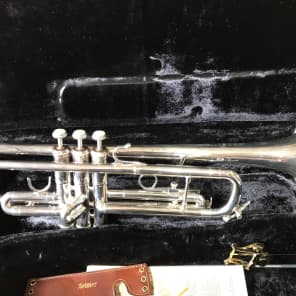 Vincent Bach Mercedes Silver Trumpet 1970-80s Silver, USA made