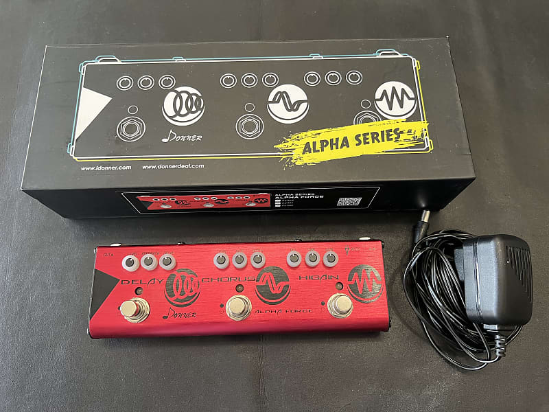 Donner EC963 Alpha Force Guitar Multi Effects Pedal High Gain Reverb