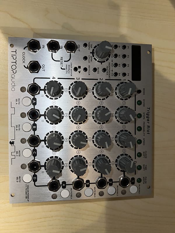 Tiptop Audio Trigger Riot Sequencer 2010s - Silver image 1