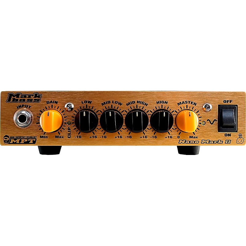 Markbass Nano Mark II 300W Bass Amplifier Head Gold image 1