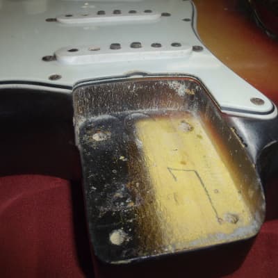 Vintage Fender Stratocaster Electric Guitar circa 1965 (Pre-CBS) w. case & strap image 21