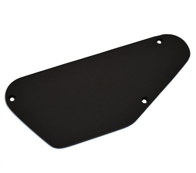 UVBP-B Black Superstrat Style Guitar Back Plate Control Cover image 1