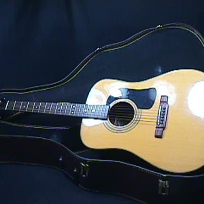 A Vintage Washburn Model 10I Flat Top Guitar in it's Original Case as-is   11 G image 1