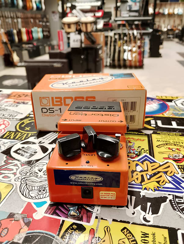 Keeley Boss DS-1 Distortion with Ultra and Seeing Eye Mods