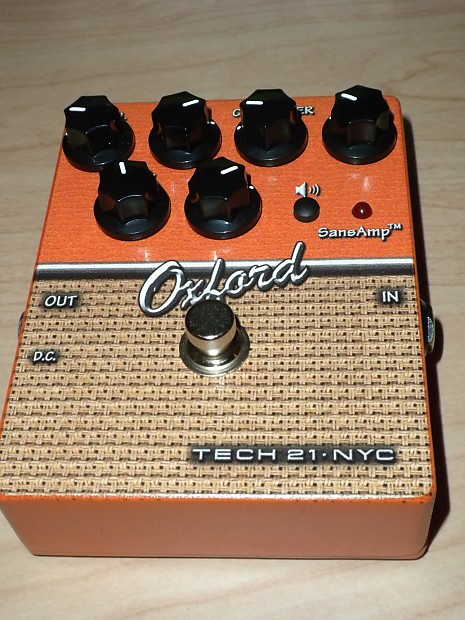 Tech 21 Oxford SansAmp Character Pedal (Orange Amp Emulator)