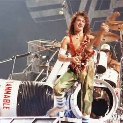 Ludwig Alex Van Halen Stage Played complete 1980 Invasion Tour Kit image 8