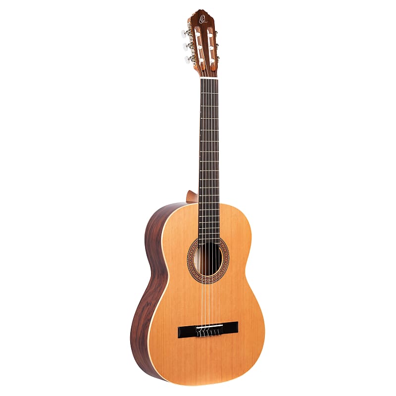 *NOS* Ortega Traditional Series R180 Made in Spain Classical Nylon String Guitar w/ Gig Bag - Natural image 1