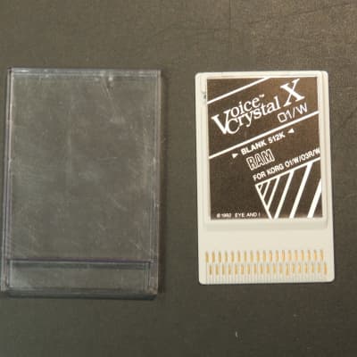 Voice Crystal  01/W Blank 512K Ram card for Korg 01W / 03R/W [Three Wave Music]