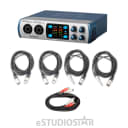 PreSonus Studio 26 2x4 USB 2.0 24-bit 192 kHz Audio Interface with AxcessAbles Cables