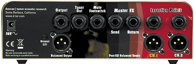 DTAR Solstice - Acoustic instrument mixer / preamp