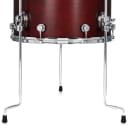 DW Performance Series Floor Tom - 16 x 18 inch  Tobacco Stain
