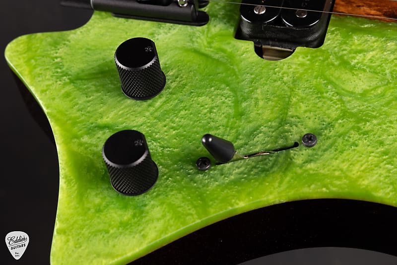 DeliciousTaylormade JM グリーンバースト Strandberg Guitars Boden J Artisan 7 Koa - Natural Green