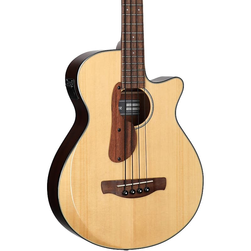 Ibanez AEGB30E Acoustic-Electric Bass, Natural High Gloss image 1
